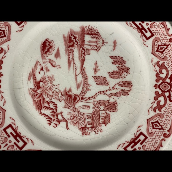 4 Royal Swan English Canton 71/8” Bread Plates - Picture 8 of 10